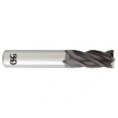 9/64 x 3/16 x 1/2 x 2 4Fl  Square Carbide End Mill - TiALN - Caliber Tooling