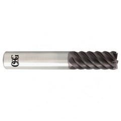 7/8 x 7/8 x 7/8 x 7/8 6Fl  Square Carbide End Mill - TiALN - Caliber Tooling