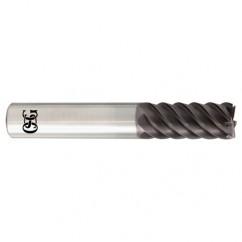 5/8 x 5/8 x 5/8 x 5/8 6Fl  Square Carbide End Mill - TiALN - Caliber Tooling