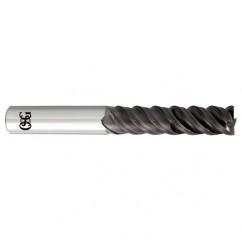 5/8 x 5/8 x 2-1/4 x 5 4Fl  Square Carbide End Mill - TiALN - Caliber Tooling