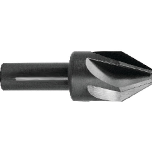 ‎3/8″ Size-1/4″SH Dia, 120° 6 Flute CNC Countersink - Caliber Tooling