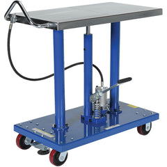 Hydraulic Air Post Table 1K lb 20 × 36 - Exact Industrial Supply