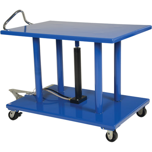 Hydraulic Post Table 2K lb 32 × 48 - Exact Industrial Supply