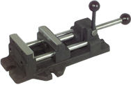 Quick-Set Adjustable Drill Press Vise - 3" Jaw Width - Caliber Tooling