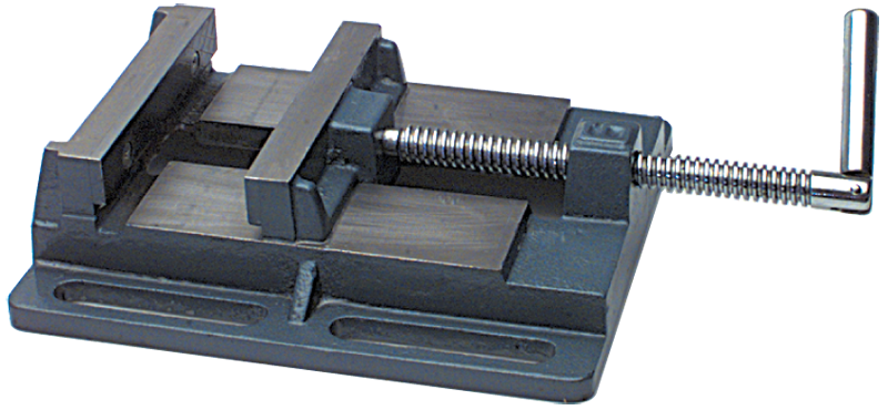 Drill Press Vise with Slotted Base - 5" Jaw Width - Caliber Tooling