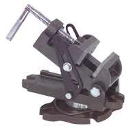 Angle Swivel Vise - Model #P350AS- 3" Jaw Width - Caliber Tooling