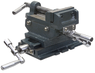 2-Way Cross Slide Vise - Model #TCV4- 4" Jaw Width - Caliber Tooling