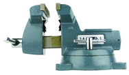 745, 740 Series Mechanics Vise - Swivel Base, 5" Jaw Width, 5-1/4" Jaw Opening, 3-3/4" Throat Depth - Caliber Tooling