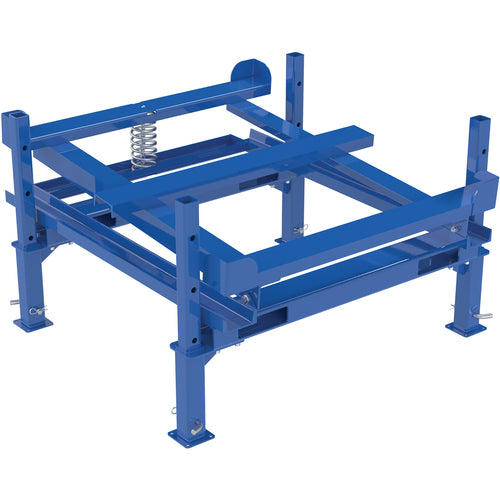 Ibc Tilt Stand W/ Fork Pockets & Adjustable Legs - Exact Industrial Supply