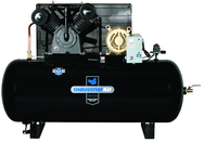 120 Gal. Two Stage Air Compressor, Horizontal, 175 PSI - Caliber Tooling