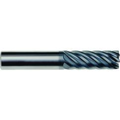 5/8 x 5/8 x 2-3/16 x 4-1/2 x .030 Rad 9 Flute End Mill IPT9-AlCrNX Coated - Caliber Tooling