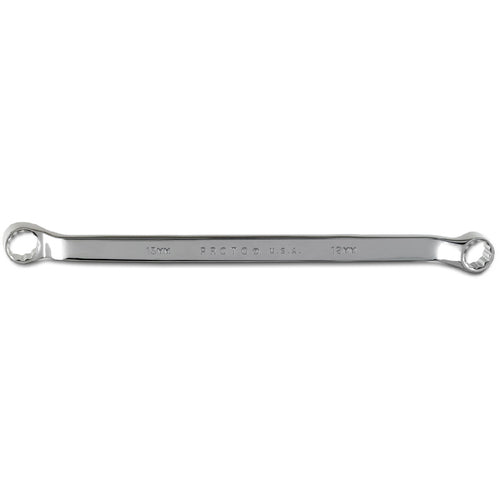 ‎Proto Full Polish Offset Double Box Wrench 12 × 13 mm - 12 Point - Caliber Tooling