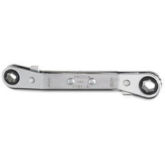 ‎Proto Offset Double Box Reversible Ratcheting Wrench 1/4″ × 5/16″ - 6 Point - Caliber Tooling