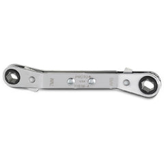 ‎Proto Offset Double Box Reversible Ratcheting Wrench 7 × 8 mm - 6 Point - Caliber Tooling