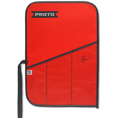 Proto Red Canvas 3-Pocket Tool Roll - Caliber Tooling