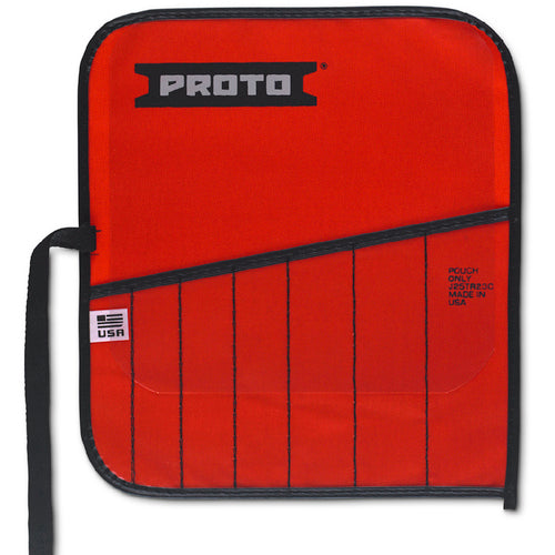 Proto Red Canvas 7-Pocket Tool Roll - Caliber Tooling