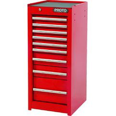 Proto® 440SS Side Cabinet - 9 Drawer, Black - Caliber Tooling