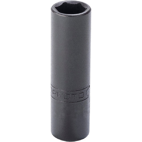 ‎Proto 1/4″ Drive Black Oxide Deep Socket 7/16″ - 6 Point - Caliber Tooling