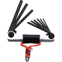 Proto Tether-Ready 9 Piece Folding Hex Key Set - Caliber Tooling