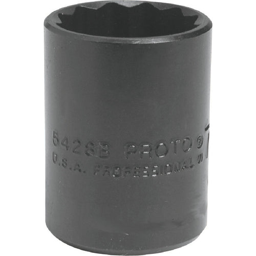 ‎Proto 1/2″ Drive Black Oxide Socket 7/16″ - 12 Point - Caliber Tooling