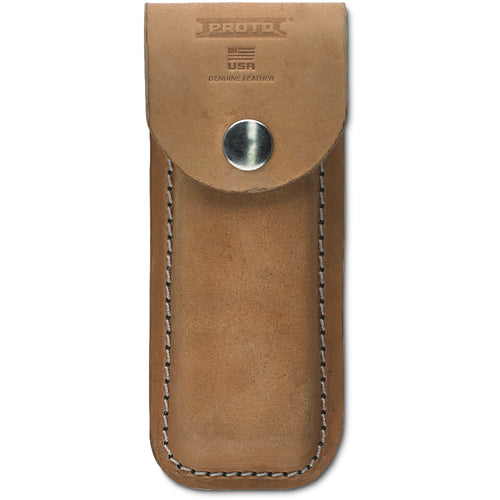 Proto Leather Folding Knife Blade Sheath - Caliber Tooling