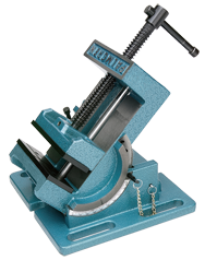 Angle Vise - Model #11351- 3-1/2" Jaw Width - Caliber Tooling