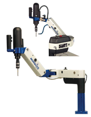 Vertical Electric Tapping Machine; 0-9/16" Range - Caliber Tooling