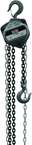 S90-100-20, 1-Ton Hand Chain Hoist with 20' Lift - Caliber Tooling