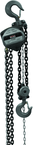 S90-300-10, 3-Ton Hand Chain Hoist with 10' Lift - Caliber Tooling