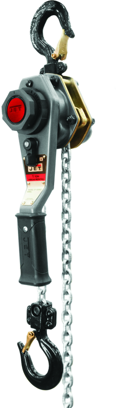 JLH Series 1 Ton Lever Hoist, 10' Lift with Overload Protection - Caliber Tooling