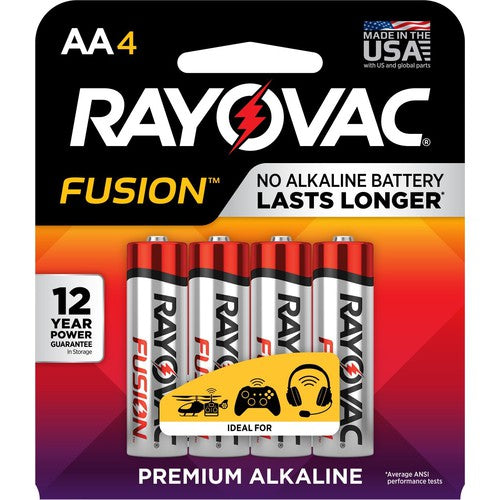 AA Fusion Alkaline Batteries-4Pk - Caliber Tooling