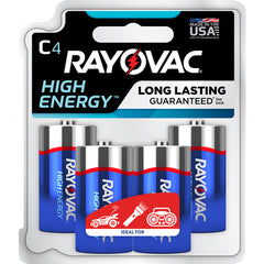 C High Energy Alkaline Batt-4Pk - Caliber Tooling