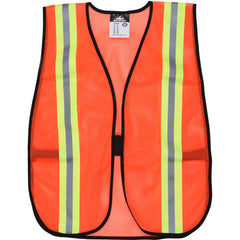 POL MESH VEST 2 LIME/SLVR