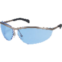 Safety Glasses - Light Blue Lens - Metal Frame - KD2 Style - Caliber Tooling