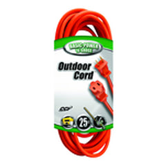 Extension Cord - 25' Medium Duty 1-Outlet (Outdoor Style) - Caliber Tooling