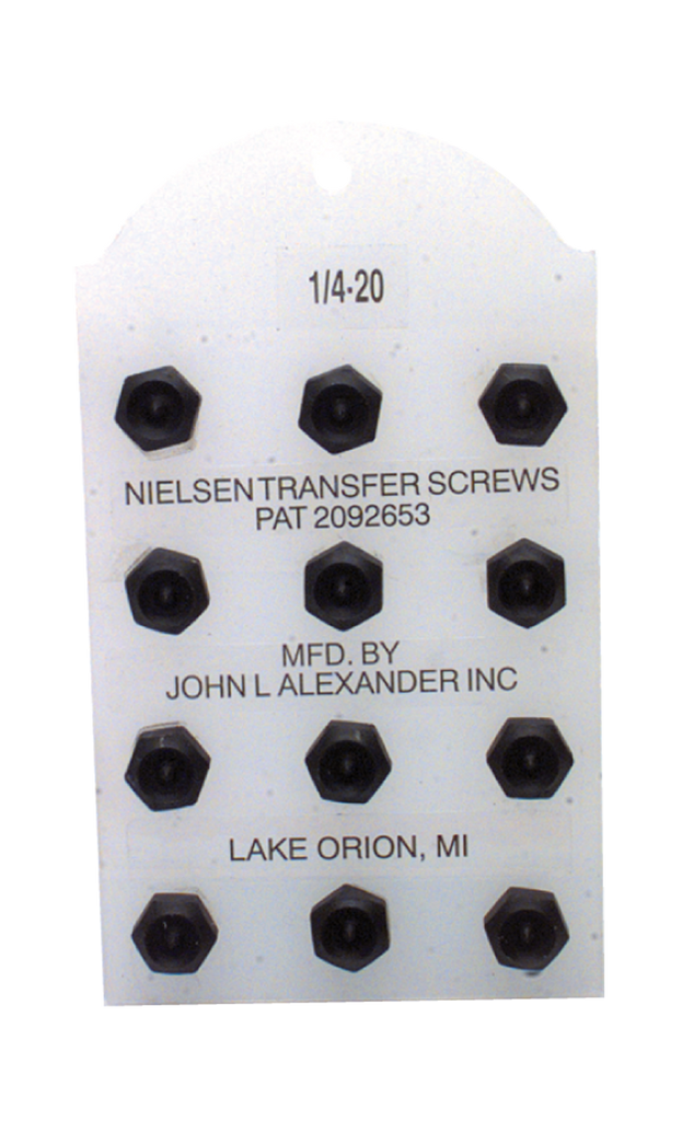 Nielsen Transfer Screw -- 1/4-3/8 (Set of 12) - Caliber Tooling