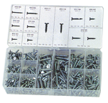 Self Tapping Screw Assortment - 6 thru 14 Dia - Caliber Tooling