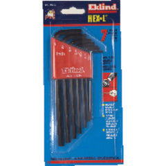 11 Pieces-0.050″-1/4″ Long Arm Style - Hex Key Set - Caliber Tooling