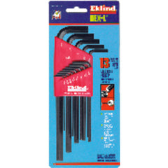 13 Pieces-0.050″-3/8″ Long Arm Style - Hex Key Set - Caliber Tooling