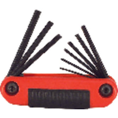 5 Pieces-3/16″-3/8″ Fold Up Style - Hex Key Set - Caliber Tooling