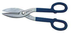 2-1/2'' Blade Length - 12'' Overall Length - Straight Cutting - Tinner Snips - Caliber Tooling