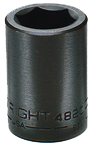 35mm x 57.15mm OAL - 3/4" Drive - 6 Point - Metric Impact Socket - Caliber Tooling