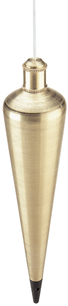 #924BR - 24 oz - Brass Plumb Bob - Caliber Tooling