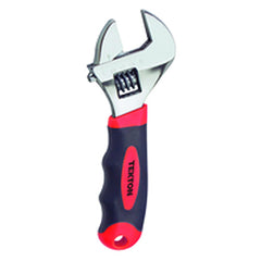 1″ Opening-6″ Overall Length - Stubby Adjustable Wrench - Comfortable Non-Slip Soft Handle Grip - Caliber Tooling