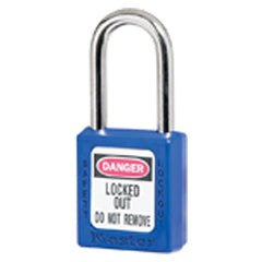 Xenoy Padlock - 1 1/2″ Body Width; Keyed: Different; Blue - Caliber Tooling