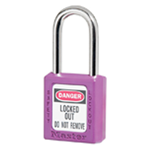 Xenoy Padlock - 1 1/2″ Body Width; Keyed: Different; Purple - Caliber Tooling