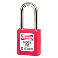 Xenoy Padlock - 1 1/2″ Body Width; Keyed: Different; Red - Caliber Tooling