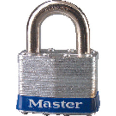 Commercial Steel Padlock 2″ Body Width; Keyed: Different; Silver - Caliber Tooling