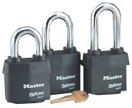 Hi-Vis Aluminum Padlock - 2-5/8'' Body Width; Keyed: Alike; - Caliber Tooling