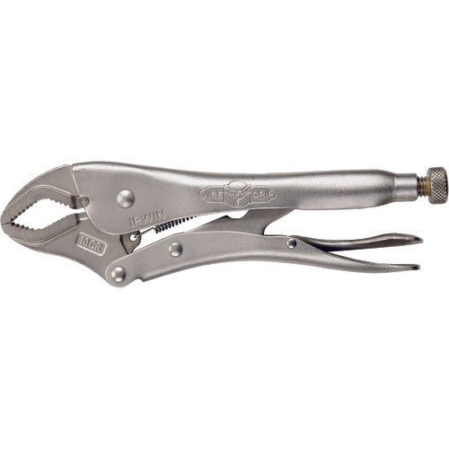 Vise-Grip Curved Jaw Locking Pliers - 10CR Plain Grip 1 7/8″ Capacity 10″ Long - Caliber Tooling